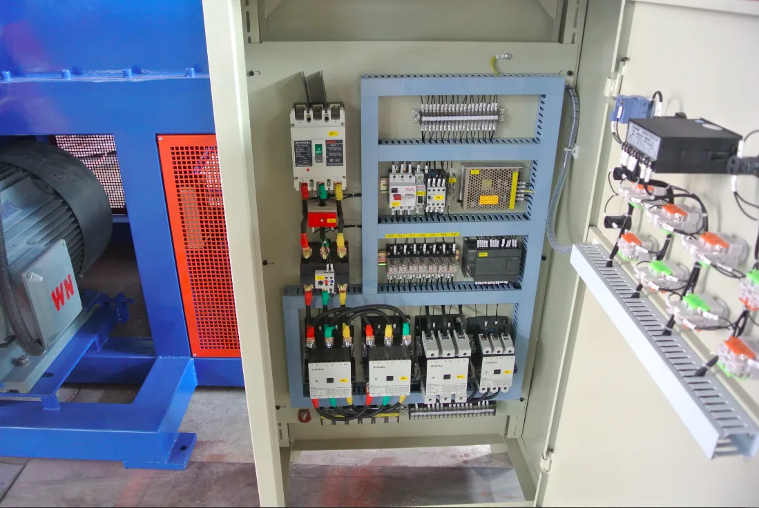 S3 series electrical control panel with PLC, contactors and relays